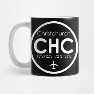 CHC, Christchurch International Airport Mug